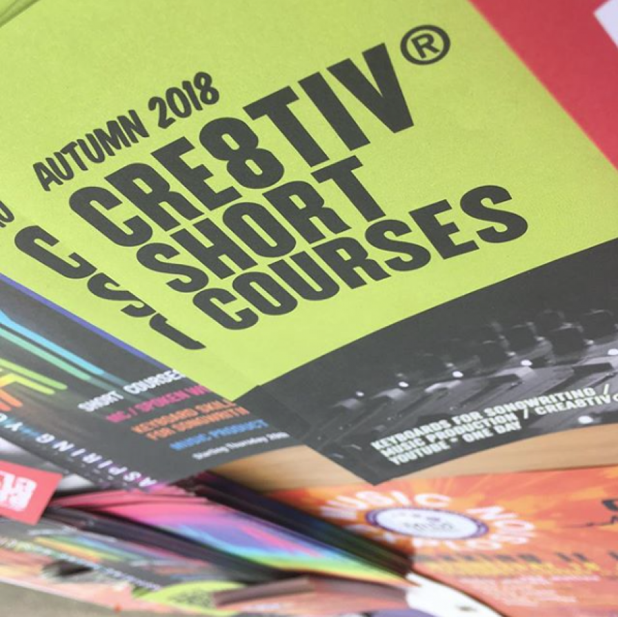 Cre8tiv® Short Courses - Autumn 2018