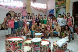 'Runaway Samba' learn Maracatu in Brazil