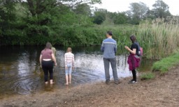 College visit, river walks, wading through fens to set up a livestream microphone, beat box and loop pedal experimentation 