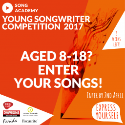 Calling young songwriters aged 8-18