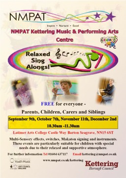 October Relaxed Singalong - Saturday 7th October 2017 - 10:30am