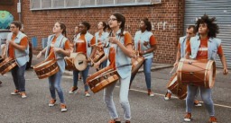 Youth percussion group international performance and workshops