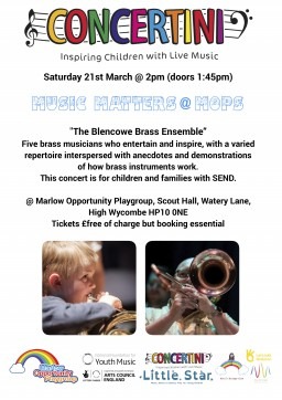 Brass Concertini for children & families with SEND