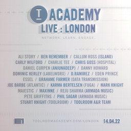 10 free tickets to ToolRoom Academy Live - Music Industry Event - London April 14th