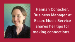 Working with local authority teams #3: Making connections, from Essex Music Service