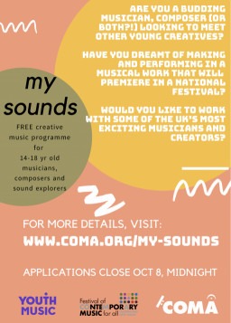 'my sounds' creative music project