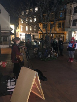 Busking with Third Thursdays
