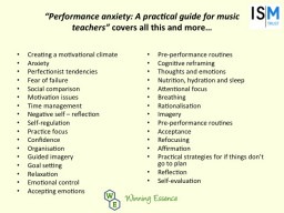 Getting the most out of musical learning