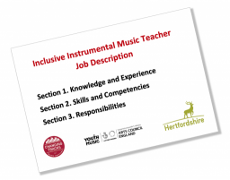 Inclusive instrumental music tutor job description