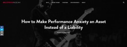 PERFORMANCE ANXIETY - Piano Tuition