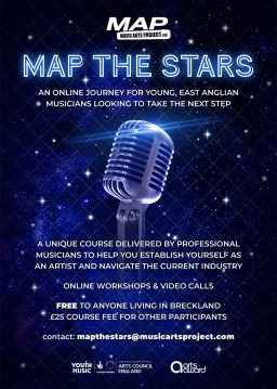 MAP THE STARS Online Musician Development Course Starting The Month