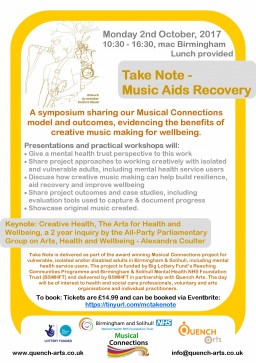 Take Note: Music Aids Recovery Symposium