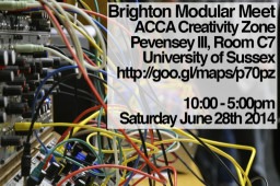 Modular Synth Event at Sussex University