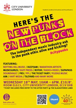 New Punks on the Block - A Unique 1-Day Event - May 18 - City University 