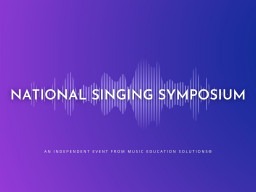 National Singing Symposium